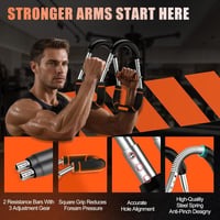 Rycid Twister Arm Trainer mellizom erősítő, 6 szintű, 30-50 kg - narancssárga 6