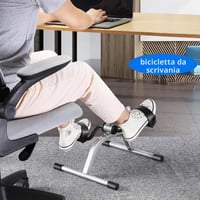 RYGEO mini pedálos edzőkerékpár asztal alá, állítható ellenállás, kar- és lábedzéshez 5