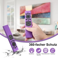 RYHX 2 db Szilikon Védőtok Samsung Smart TV Napelemes Távirányítóhoz - Csúszásmentes, Ütésálló BN59-01357/01363/01385 Modellekhez, Nyakpántt 2