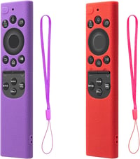 RYHX 2 db Szilikon Védőtok Samsung Smart TV Napelemes Távirányítóhoz - Csúszásmentes, Ütésálló BN59-01357/01363/01385 Modellekhez, Nyakpántt 1