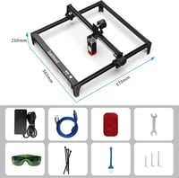RYHX F50 50W lézergravírozó gép 400x400mm fém fa gravírozáshoz 8