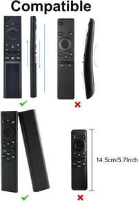 RYHX Szilikon Védőtok Samsung Távirányítóhoz - 2 db Sötétben Világító (Zöld+Kék) BN59 Sorozathoz - Csúszásgátló, Ütésálló Távirányító Borítá 3