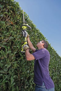 RYOBI OHT1850X 18V ONE+ Akkus Hosszú Karú Sövényvágó - 50 cm Penge, 16 mm Vágókapacitás, 1200 rpm, Akku és Töltő Nélkül 5