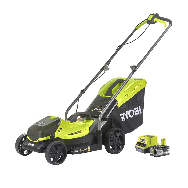 Akumulátorová kosačka Ryobi RLM18X33B40 18V ONE+, záber 33 cm, skladacia, so 4,0 Ah akumulátorom