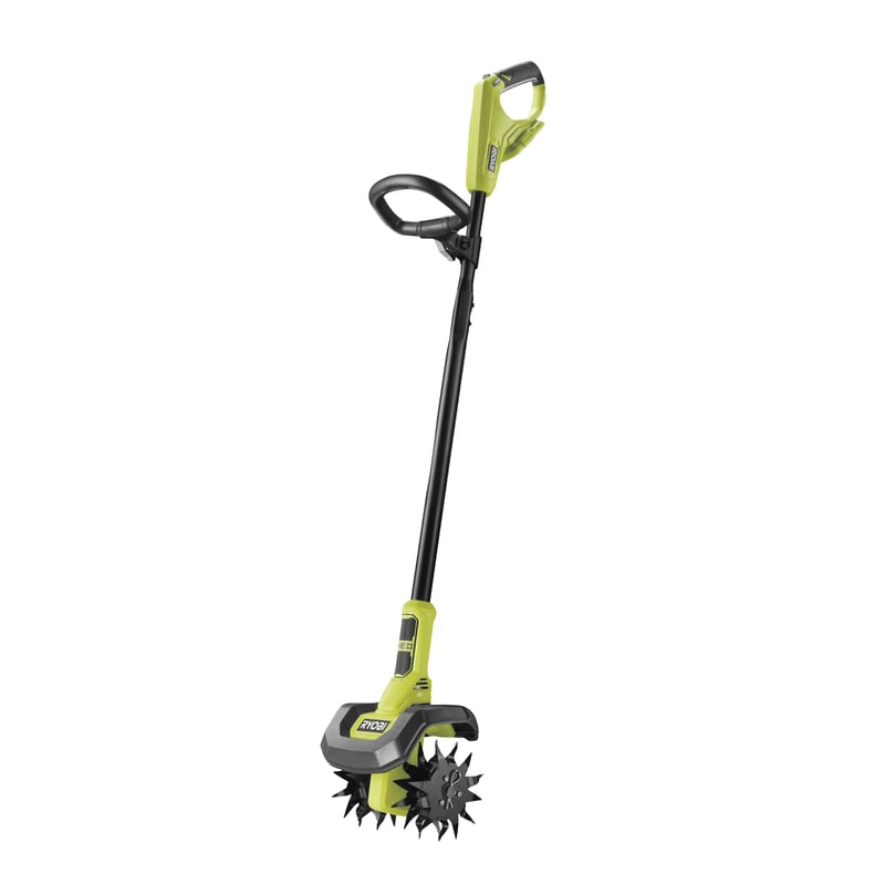 RYOBI RY18CVA-0 18V ONE+ Akumulátorový kultivátor so 4 oceľovými nožmi, pracovná šírka Ø 20 cm, hĺbka 10 cm (bez akumulátora)