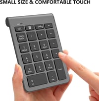 Rytaki Bluetooth Numerikus Billentyűzet - 22 Gombos Vezeték Nélküli Számbillentyűzet Laptophoz, PC-hez - Adatbevitel, Könyvelés, Excel Táblá 6