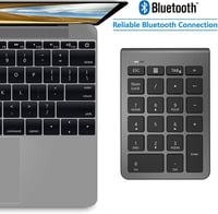 Rytaki Bluetooth Numerikus Billentyűzet - 22 Gombos Vezeték Nélküli Számbillentyűzet Laptophoz, PC-hez - Adatbevitel, Könyvelés, Excel Táblá 4