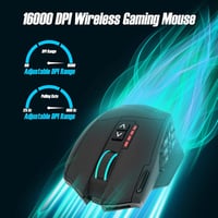 Rytaki Gamspeed V8 Pro Vezeték Nélküli MMO Gamer Egér 16000 DPI Lézer Technológiával, 16 Programozható Gombbal, RGB Világítással, Ergonomiku 2