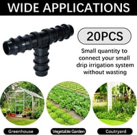 RYXZEN T-csatlakozó 1/2" locsolócső 16mm csepegtetéshez 20db 4