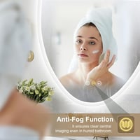 S'bagno LED Fürdőszobai Tükör 600x900 mm - Bluetooth, Páramentesítő, 3 Színhőmérséklet, Fényerőszabályzás, Memória Funkcióval, Vízálló IP44 2