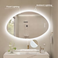 S'bagno LED Fürdőszobai Tükör 600x900 mm - Bluetooth, Páramentesítő, 3 Színhőmérséklet, Fényerőszabályzás, Memória Funkcióval, Vízálló IP44 8