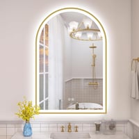S'bagno LED fürdőszobai tükör 90x60cm, alumínium keret, páramentesítő, 3000-6500K 1