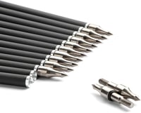 S F Karbon Nyílvesszők Vadászat és Lövészet Célpontokhoz 12 db - 18 Zoll, Black 3
