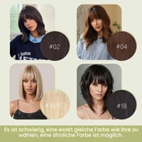 S-noilite príčesok z pravých vlasov s ofinou pre ženy, 150% hustota, monofilová základňa, zahusťovač vlasov pre jemné vlasy, 35 cm, 38 g, #1B prirodzená čierna 7