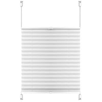 S SIENOC Plise rolo bez bušenja Klemmfix sjenilo za prozore i vrata, bijelo, 85x100 cm 3