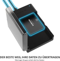 SABRENT Külső Merevlemez Dokkoló 2.5"/3.5" SATA HDD és SSD Meghajtókhoz - USB 3.0 Csatlakozás, 5Gbps Adatátvitel, 22TB Kapacitásig, Alumíniu 3