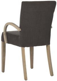 Safavieh tapecirani tabure u sivoj boji, 50 x 55 x 90 cm, elegantno sjedalo i oslonac za noge za dnevni boravak 3