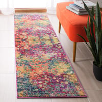 Koberec SAFAVIEH Madison Boho 80x180 cm fuchsiovo-zlatý 8