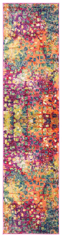 Koberec SAFAVIEH Madison Boho 80x180 cm fuchsiovo-zlatý 3