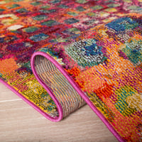 Koberec SAFAVIEH Madison Boho 80x180 cm fuchsiovo-zlatý 6