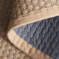 SAFAVIEH Természetes Szálú Szőnyeg 3x5 Beige Tengeri Fű Mintás Kopásálló - 91 x 152 cm (Rechthoekig), Natural/Beige 4