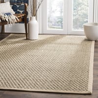 SAFAVIEH Természetes Szálú Szőnyeg 3x5 Beige Tengeri Fű Mintás Kopásálló - 91 x 152 cm (Rechthoekig), Natural/Beige 2