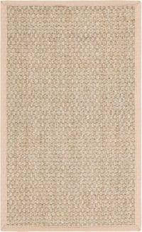 SAFAVIEH Természetes Szálú Szőnyeg 3x5 Beige Tengeri Fű Mintás Kopásálló - 91 x 152 cm (Rechthoekig), Natural/Beige 1
