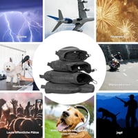 Căști de protecție auditivă pentru câini Safe Dogs Ears împotriva focurilor de artificii, tunetelor și zgomotelor puternice, cu inserții fonoizolante lavabile, pentru toate rasele 10