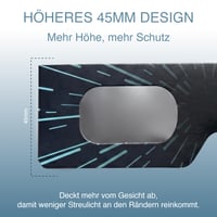Ochelari pentru eclipsă solară SAFE ECLIPSE, pachet de 2/6/12/50 bucăți, ramă de 45 mm, adaptabili peste ochelari cu dioptrii, certificați EN ISO 12312-2:2015, marcați CE, Hyper Drive 3