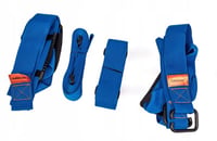 Sťahovacie popruhy SafeCore pre 2 osoby, nosnosť 450 kg, 3,5 m, modré — chýba 1 ks hlavného popruhu (stav: pozri 2. obrázok) 9