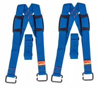 Sťahovacie popruhy SafeCore pre 2 osoby, nosnosť 450 kg, 3,5 m, modré — chýba 1 ks hlavného popruhu (stav: pozri 2. obrázok) 4