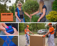 Sťahovacie popruhy SafeCore pre 2 osoby, nosnosť 450 kg, 3,5 m, modré — chýba 1 ks hlavného popruhu (stav: pozri 2. obrázok) 7