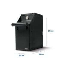 Safescan 4100 POS pokladničná zásuvka čierna – bankovkový zásobník pod pokladňu, kapacita až 300 bankoviek, diskrétne umiestnenie 3