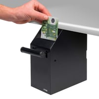 Safescan 4100 POS pokladničná zásuvka čierna – bankovkový zásobník pod pokladňu, kapacita až 300 bankoviek, diskrétne umiestnenie 4