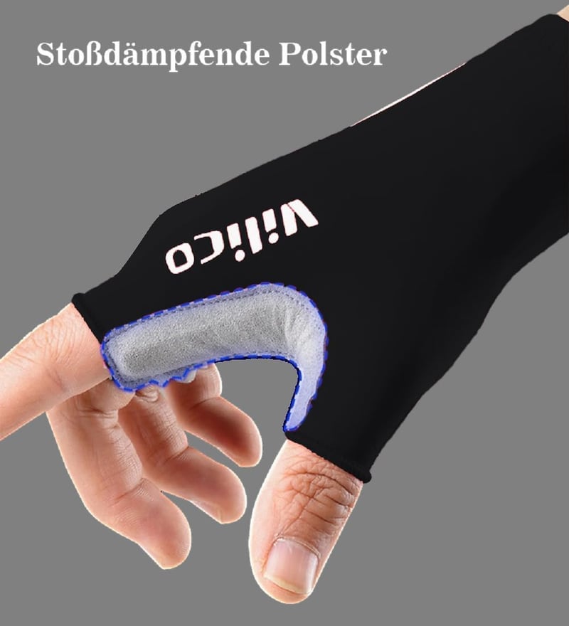 Safesense Kerékpáros Kesztyű Félig Ujjas L-es méret Csuklóvédelem Párnázott