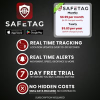 SafeTag MAG 4G LTE GPS lokator - magnetski, punjivi, 90 dana rada u stanju pripravnosti 6