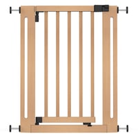 Safetots Wooden Elegance Drevená detská zábrana na schodisko prírodná – Bez vŕtania – 87-95 cm – Obojsmerné otváranie – Pre deti a domácich miláčikov 10