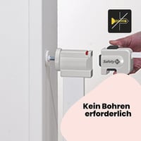 Safety 1st Easy Close Extra Tall sigurnosna vrata, bijela, 73–80 cm (maks. 94 cm), visina 91 cm, metalna vrata za stepenice koja se postavljaju bez bušenja 6