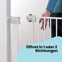 Safety 1st Easy Close Extra Tall sigurnosna vrata, bijela, 73–80 cm (maks. 94 cm), visina 91 cm, metalna vrata za stepenice koja se postavljaju bez bušenja 8