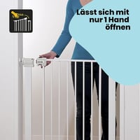 Safety 1st Easy Close Extra Tall sigurnosna vrata, bijela, 73–80 cm (maks. 94 cm), visina 91 cm, metalna vrata za stepenice koja se postavljaju bez bušenja 5