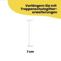 Safety 1st Easy Close Extra Tall sigurnosna vrata, bijela, 73–80 cm (maks. 94 cm), visina 91 cm, metalna vrata za stepenice koja se postavljaju bez bušenja 4