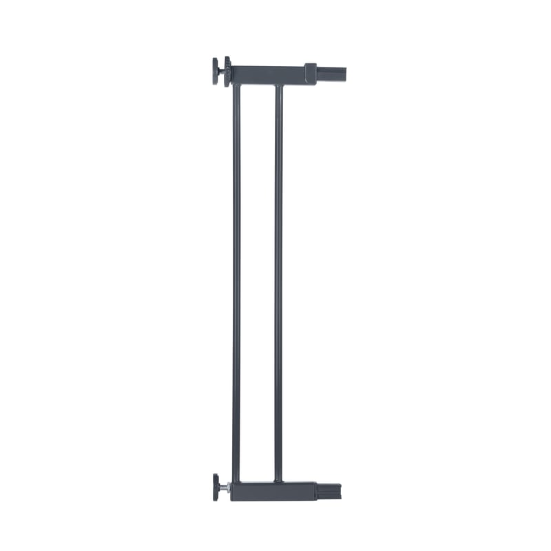 Predĺženie bezpečnostnej zábrany Safety 1st Easy Close Metal 14 cm, nadstavec na schodiskovú zábranu s montážou pomocou tlaku bez vŕtania, tmavosivé
