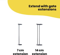 Safety 1st Easy Close Metal biztonsági kapu lépcsőhöz, 73-80 cm (max. 108 cm), fúrás nélküli, egykezes zárás, dupla biztosítás, fa hatású 4