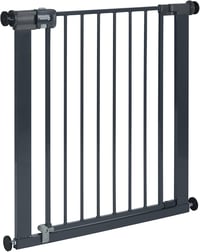 Poartă de siguranță metalică pentru copii Safety 1st Easy Close, 73-80 cm (max. 108 cm), închidere cu o singură mână, fixare fără găurire, sistem de închidere dublă, negru 1