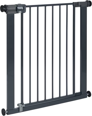 Safety 1st Easy Close metalna zaštitna vrata za djecu, 73-80 cm (maks. 108 cm), zatvaranje jednom rukom, montaža bez bušenja, dvostruko zaključavanje, crna