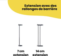 Poartă de siguranță metalică pentru copii Safety 1st Easy Close, 73-80 cm (max. 108 cm), închidere cu o singură mână, fixare fără găurire, sistem de închidere dublă, negru 3