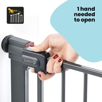 Safety 1st Fém Biztonsági Kapu Lépcsőhöz és Ajtóhoz 73-80cm Nyomásos Rögzítés - Gate 4