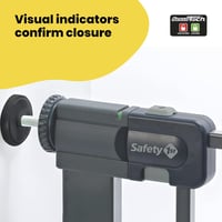 Safety 1st Fém Biztonsági Kapu Lépcsőhöz és Ajtóhoz 73-80cm Nyomásos Rögzítés - Gate 6
