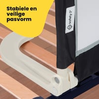 Safety 1st Hordozható Ágyneműtartó Sín, 18 hó-5 év, Utazáshoz, Automata Zár, Szürke 4