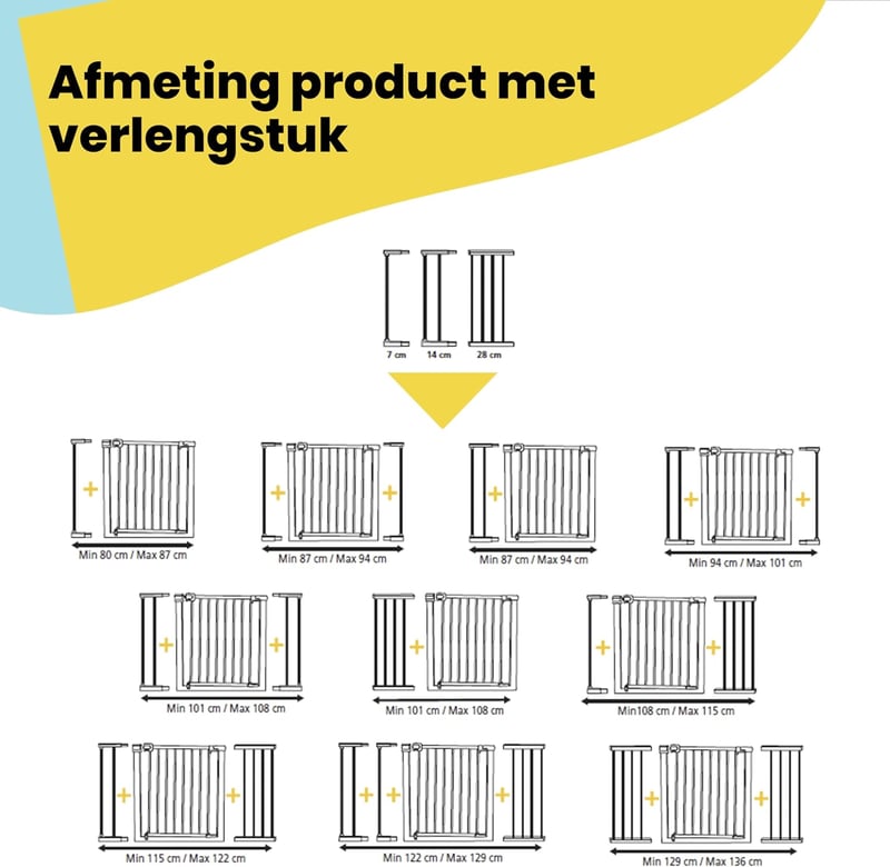Safety 1st SecureTech Biztonsági Kapu 73-80 cm, Fúrás Nélkül, Fehér